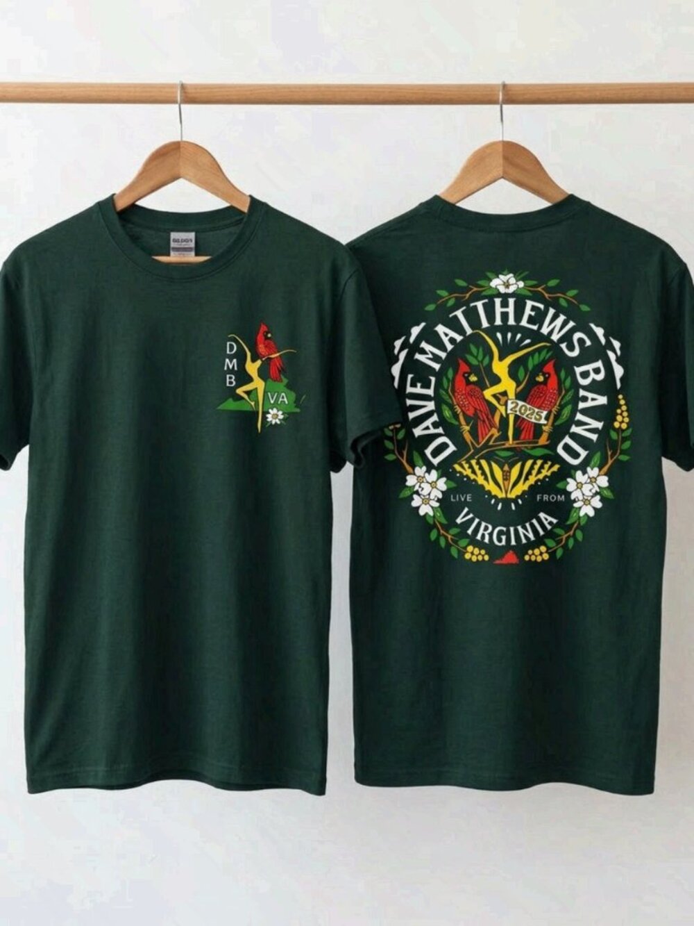 Dave Matthews Band Virginia Beach 2026 Double Sided Event T-Shirt Reprint